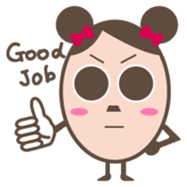 Cyobikochan English version sticker #265314