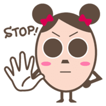 Cyobikochan English version sticker #265315