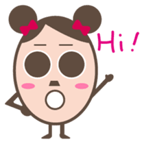 Cyobikochan English version sticker #265318