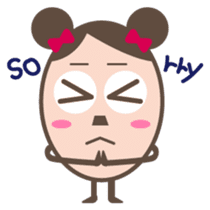 Cyobikochan English version sticker #265319