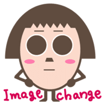 Cyobikochan English version sticker #265333