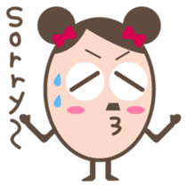 Cyobikochan English version sticker #265343