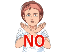 Crazy lady sticker #265457