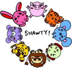SHAWTY Animal sticker #265583