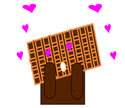 My chocolate beauty who falls in love sticker #265945