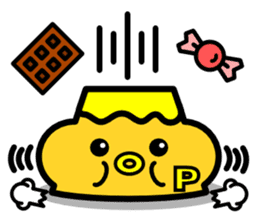 Chick pudding & his friends sticker #266039