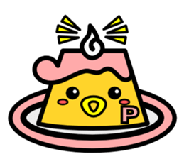 Chick pudding & his friends sticker #266043