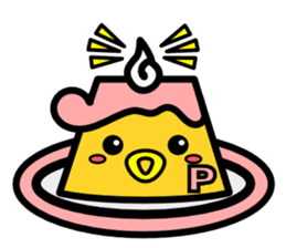 Chick pudding & his friends sticker #266043