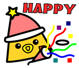 Chick pudding & his friends sticker #266058