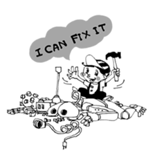 ANTIQUE ROBOT sticker #266357