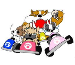 I.K FRIENDS (french bulldog & pekingese) sticker #266396