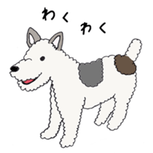 Wire haired fox terrier Mint sticker #267191