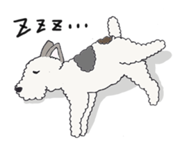 Wire haired fox terrier Mint sticker #267193