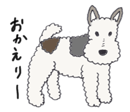 Wire haired fox terrier Mint sticker #267200