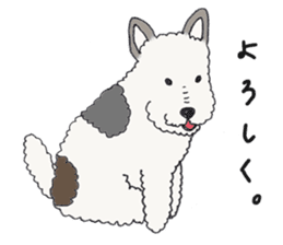 Wire haired fox terrier Mint sticker #267201