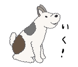 Wire haired fox terrier Mint sticker #267212