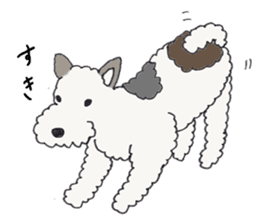 Wire haired fox terrier Mint sticker #267220