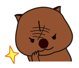 This is cute Wombat's Line Stamps! sticker #267472