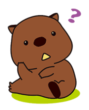 This is cute Wombat's Line Stamps! sticker #267473