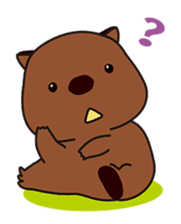 This is cute Wombat's Line Stamps! sticker #267473