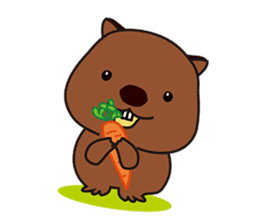 This is cute Wombat's Line Stamps! sticker #267479