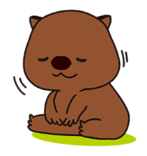This is cute Wombat's Line Stamps! sticker #267483