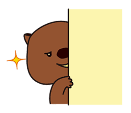 This is cute Wombat's Line Stamps! sticker #267484