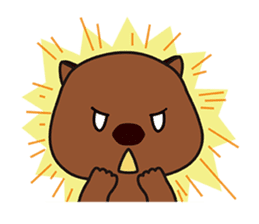 This is cute Wombat's Line Stamps! sticker #267492