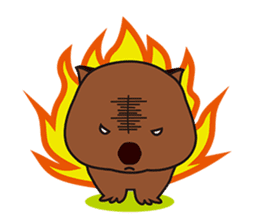 This is cute Wombat's Line Stamps! sticker #267497
