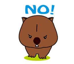 This is cute Wombat's Line Stamps! sticker #267499