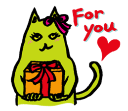 Creepy Cat MUNEZO (English ver.) sticker #268935