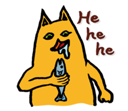 Creepy Cat MUNEZO (English ver.) sticker #268936
