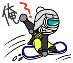 Snowboard Powder sticker #269030