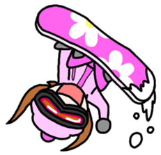 Snowboard Powder sticker #269031