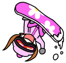 Snowboard Powder sticker #269031