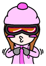 Snowboard Powder sticker #269037