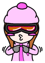 Snowboard Powder sticker #269037