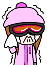 Snowboard Powder sticker #269039