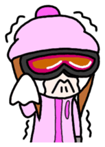 Snowboard Powder sticker #269039