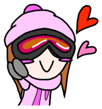 Snowboard Powder sticker #269044