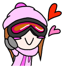 Snowboard Powder sticker #269044