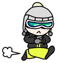 Snowboard Powder sticker #269045