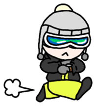 Snowboard Powder sticker #269045