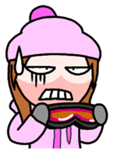 Snowboard Powder sticker #269048