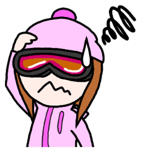 Snowboard Powder sticker #269050