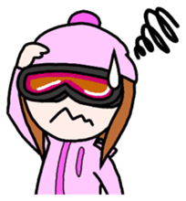 Snowboard Powder sticker #269050