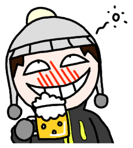 Snowboard Powder sticker #269058