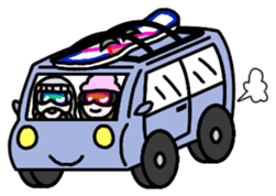 Snowboard Powder sticker #269062