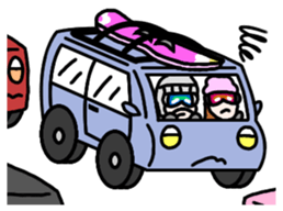 Snowboard Powder sticker #269063