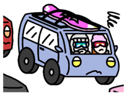 Snowboard Powder sticker #269063